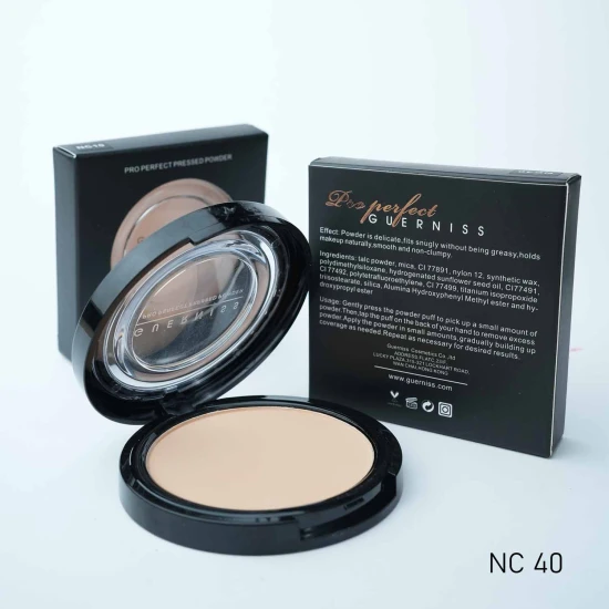 Guerniss Pro Perfect Pressed Powder Shade Varient: NC 40 - 12g