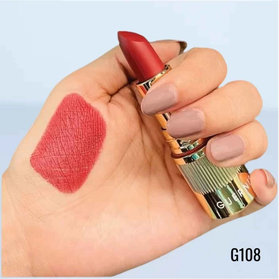 Guerniss Soft Burn Matte Makeup Holding Lipstick Shade Varient: G108