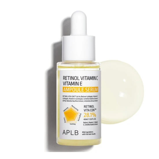 APLB Retinol Vitamin C Vitamin E Ampoule Serum 40ml