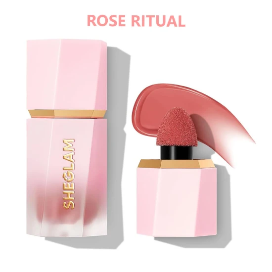 SHEGLAM Color Bloom Liquid Blush Matte Finish-Rose Ritual