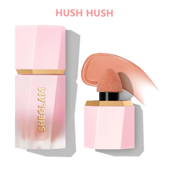 SHEGLAM Color Bloom Liquid Blush Matte Finish - Hush Hush