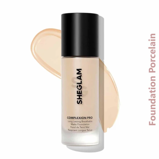 Sheglam Complexion Pro Long Lasting Breathable Matte Foundation-Porcelain 30ml