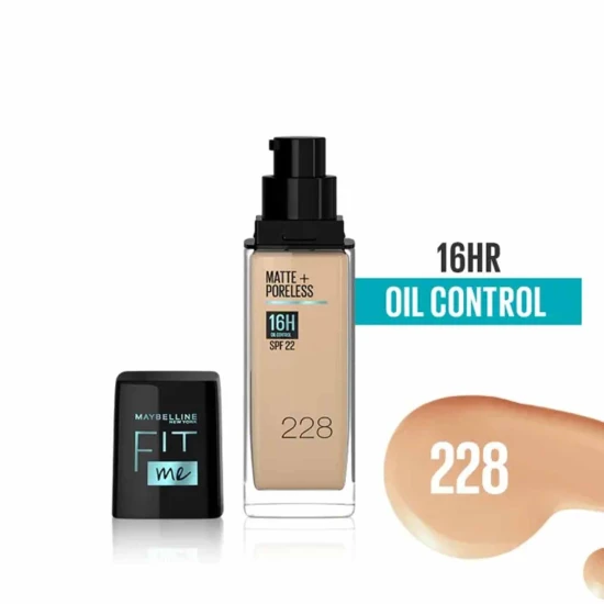 Maybelline Fit Me Matte + Poreless Foundation- Soft Tan 228