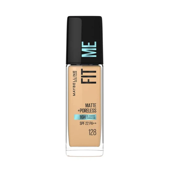 Maybelline Fit Me Matte + Poreless Foundation- Warm Nude 128