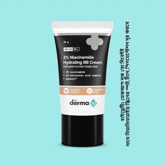 The Derma Co 2% Niacinamide Hydrating BB Cream 30g