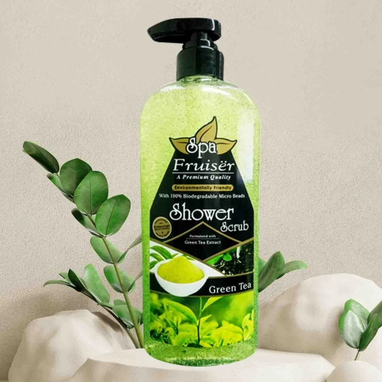 Fruiser Shower Scrub Green Tea Size: 730ml