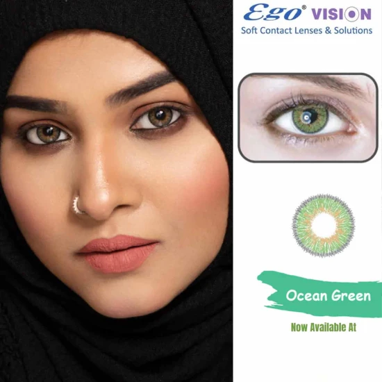 EGO Vision Ocean Green Contact Lens