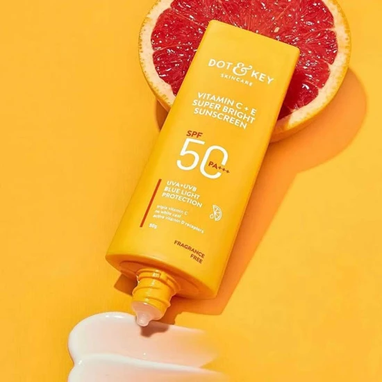 Dot and Key Vitamin C+E Super Bright Sunscreen SPF 50+ PA ++++ 80g