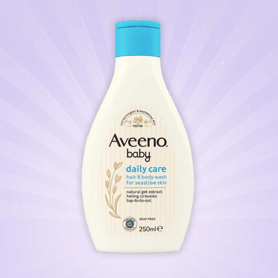 Aveeno Baby Daily Care Hair And Body Wash, 250 ml