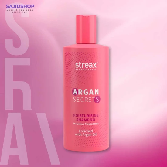 Streax Professional Argan Secrets Moisturising Shampoo 300ml