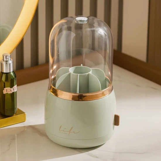 Makeup Brushes Holder 360° Rotating Portable