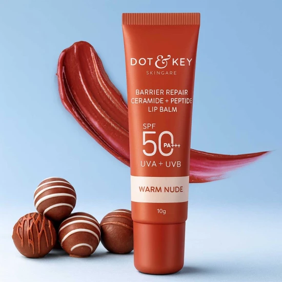 Dot & Key Barrier Repair Ceramide + Peptide Lip Balm SPF50 10g