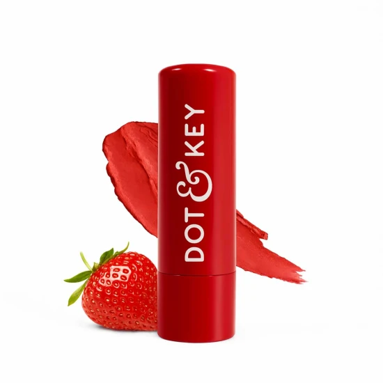 Dot & Key SPF 50+ Barrier Repair Hydrating Strawberry Red Tinted Lip Balm 4.5g