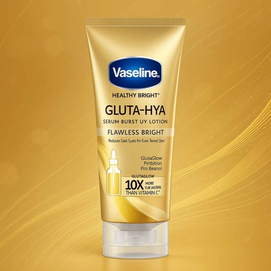 Vaseline Gluta-Hya Serum Burst UV Lotion Flawless Bright 200ml