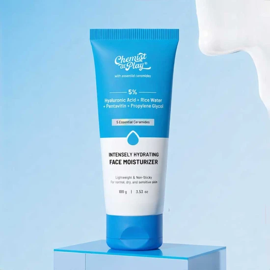 Chemist At Play Intensely Hydrating Face Moisturizer with Hyaluronic Acid -100gm