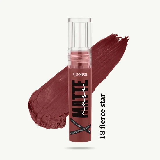 MARS Matte Muse Mousse Lipstick - 18 fierce star