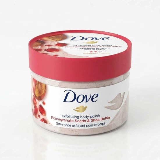 Dove Exfoliating Body Polish Pomegranate Seeds & Shea Butter (298g)