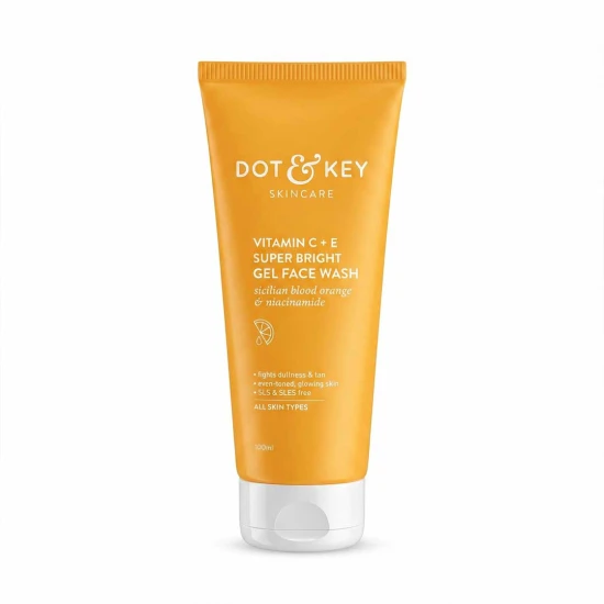 Dot & Key Vitamin C + E Super Bright Gel Face Wash 100ml