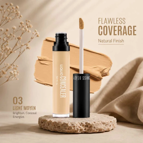 Swiss Beauty Liquid Concealer - Light Moyen 03