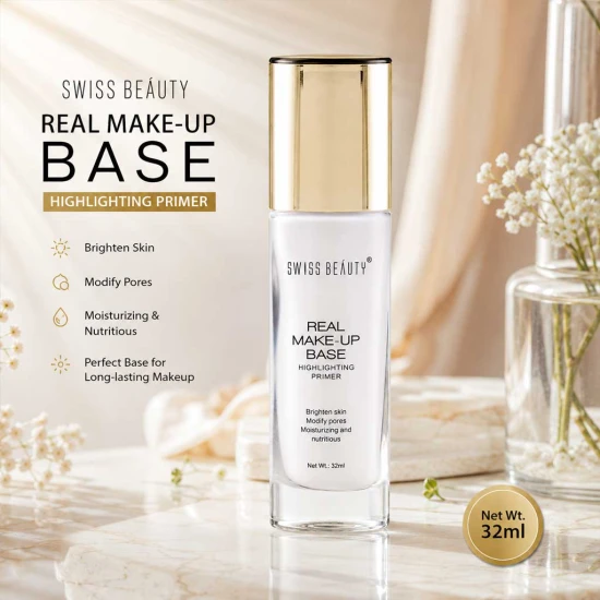 Swiss Beauty Real Makeup Base Highlighting Primer Size: 32ml