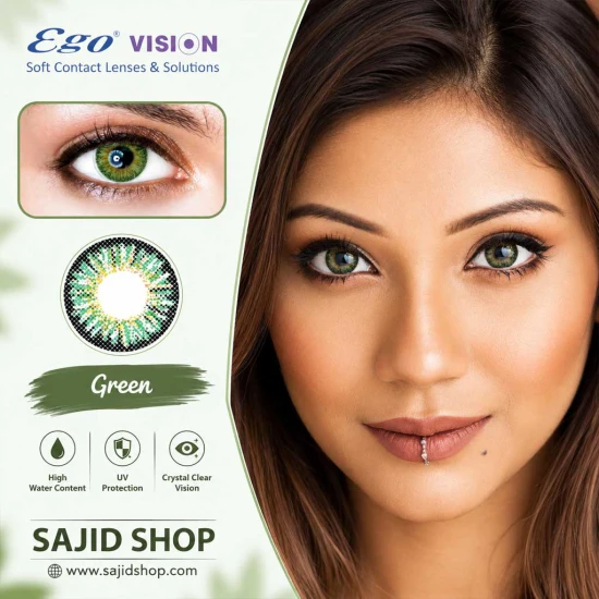 Ego Vision Green Contact lens