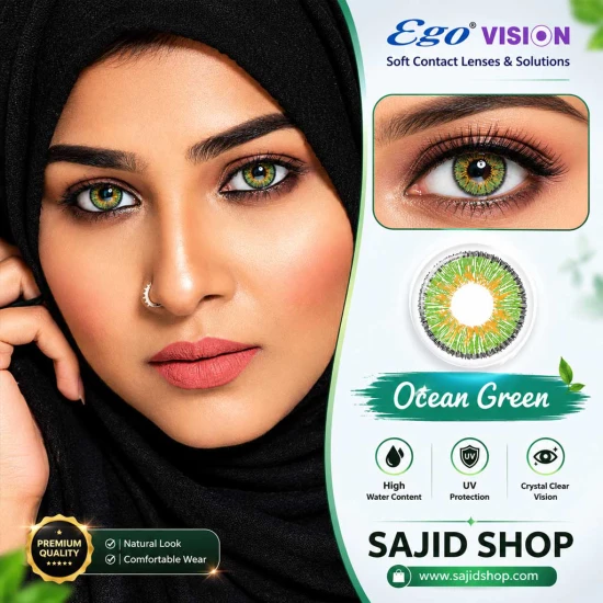 EGO Vision Ocean Green Contact Lens
