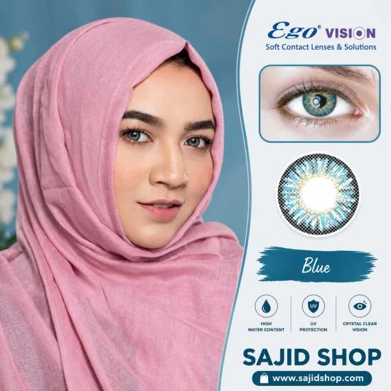 Ego Vision Blue Contact Lens