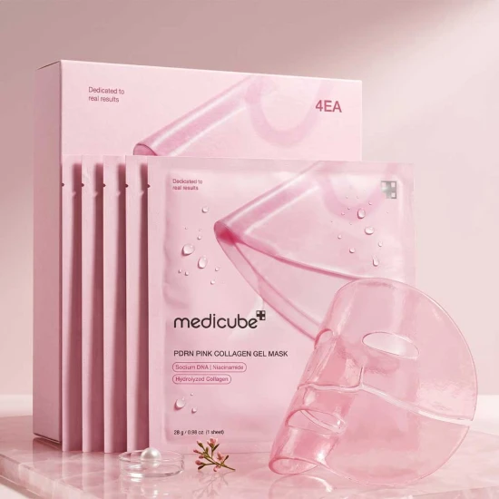 Medicube PDRN Pink Collagen Gel Mask - 4pcs Box