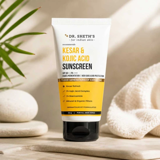 Dr. Sheth's Ceramide & Vitamin C Sunscreen SPF 50+ PA+++-50 gram