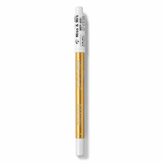 Miss & Mrs 24 Hrs Eye Pencil Matte Kajal - White