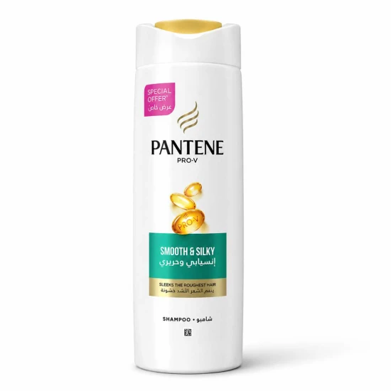 Pantene Pro V Smooth & Silky Shampoo 400ml (Saudi Arabia)