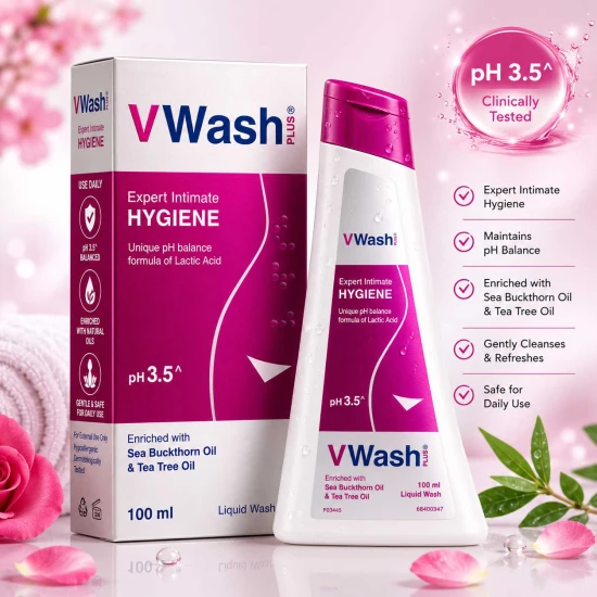 V Wash Plus Intimate Hygiene Wash 100 ml
