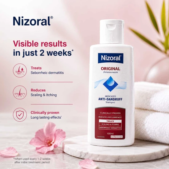 Nizoral 2% Ketoconazole Hair Care Anti Dandruff Shampoo