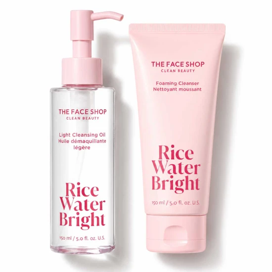 The Face Shop Rice Water Bright Double Cleansing Combo