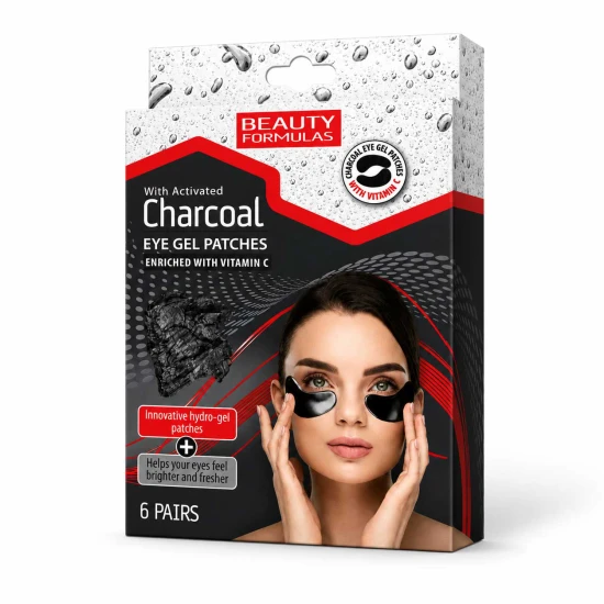 Beauty formulas activated charcoal eye gel patches 6 pairs