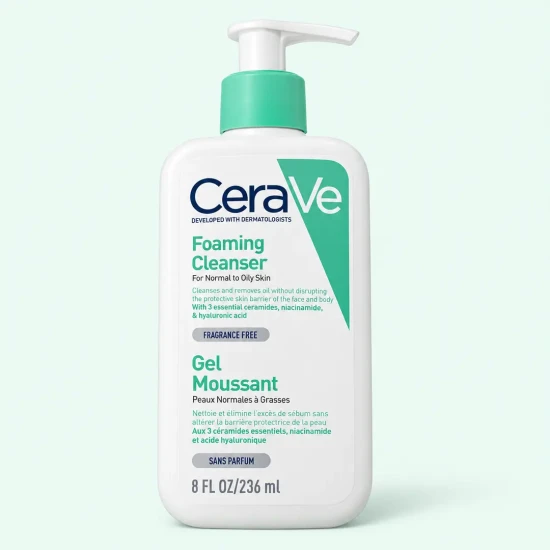 CeraVe Foaming Cleanser for Normal to Oily Skin 236ml