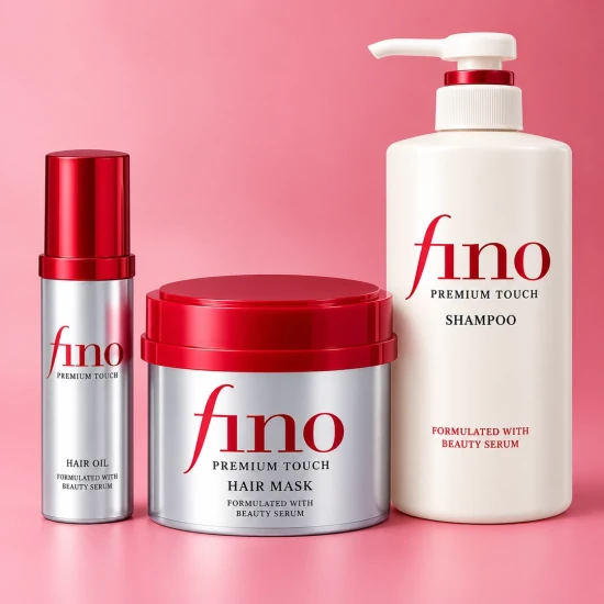 Fino Premium Touch Dry and Damaged Hair Care Combos - 3 Pieces