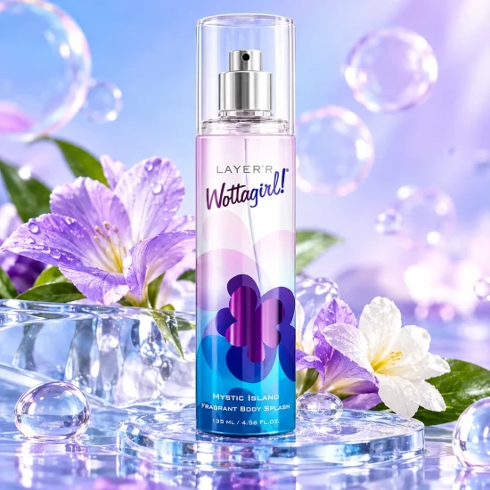 Layer'r Shot Mystic Island Body Mist for Women - 135ml