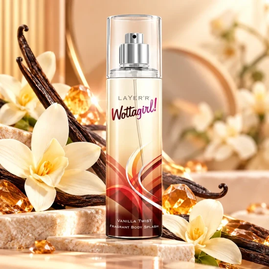 Layer'r Shot Vanilla Twist Body Mist for Women - 135ml