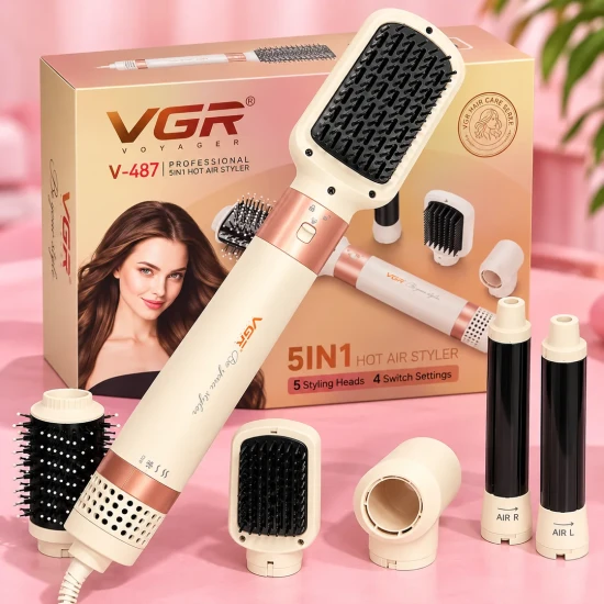 VGR V-487 Professional 5-in-1 Hot Air Styler Set